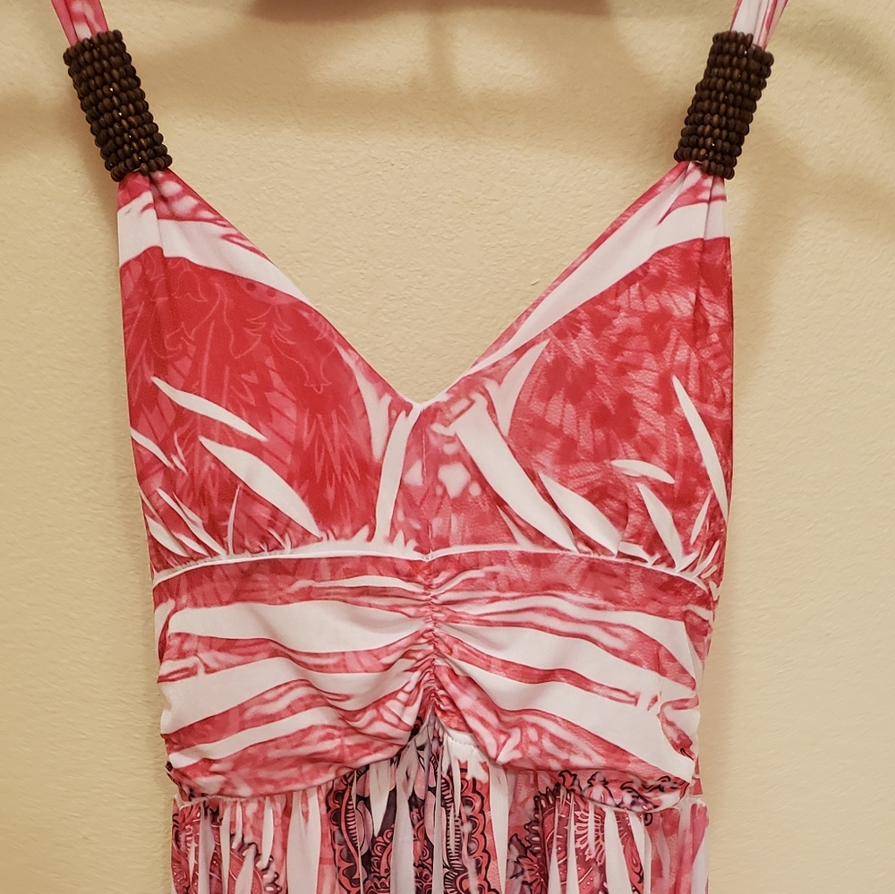 Summer, Flowy Dress. Halter Top